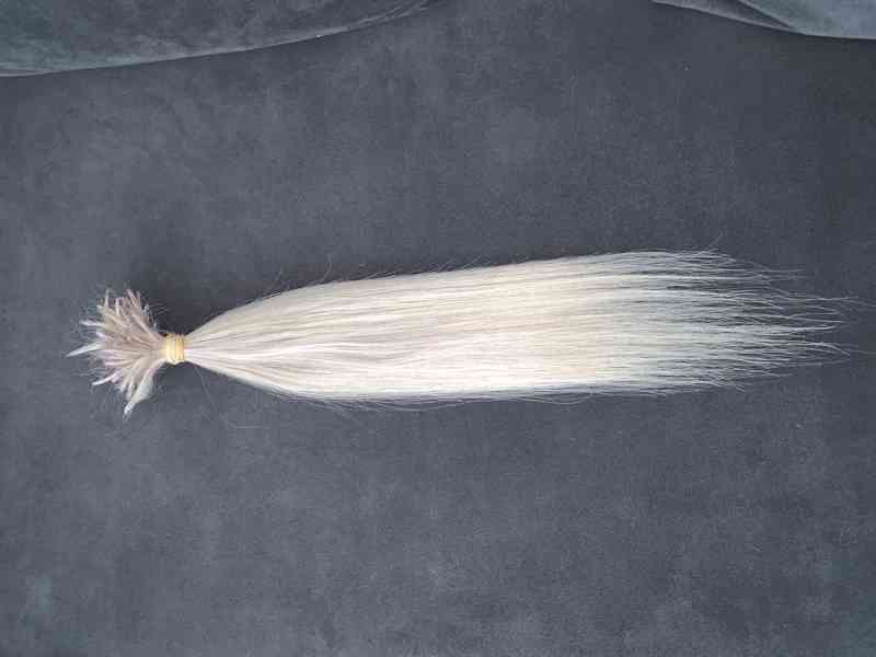 Středoevropské platinové blond vlasy - foto 2