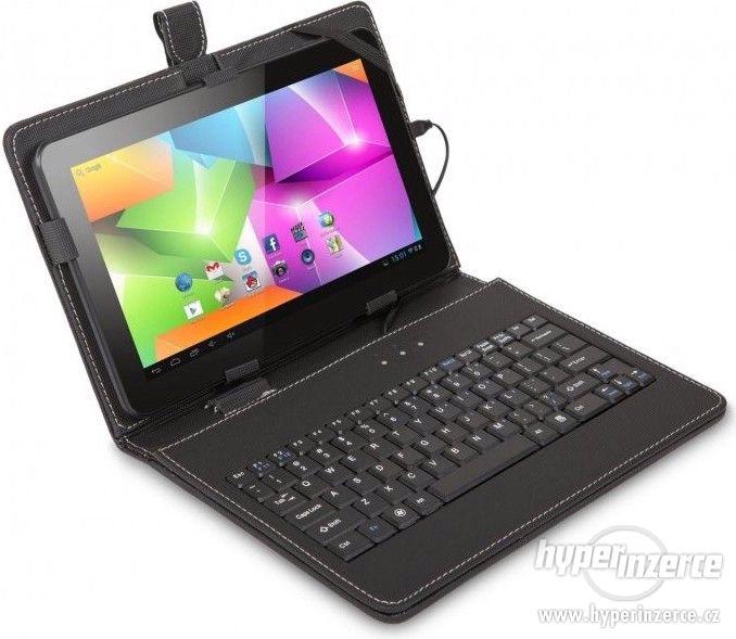 Dotykový tablet GoClever Tab R104KB, vč. klávesnice 10", 8 GB, WF, Android 4.1 - černý - foto 1