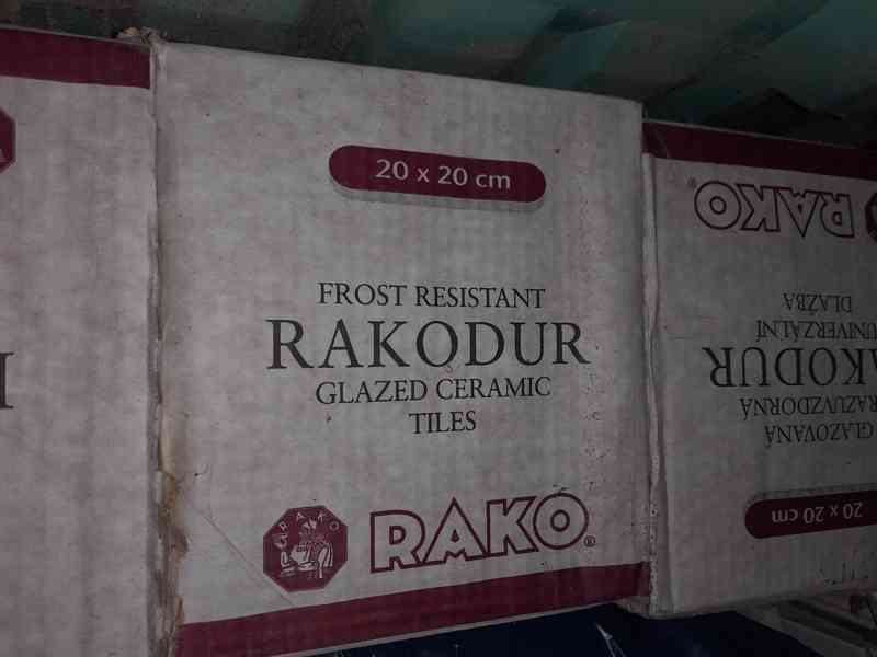 Dlažba mrazuvzdorná Rako Rakodur 20x20 cm, necelých 7 balení - foto 5