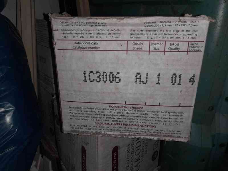 Dlažba mrazuvzdorná Rako Rakodur 20x20 cm, necelých 7 balení - foto 6