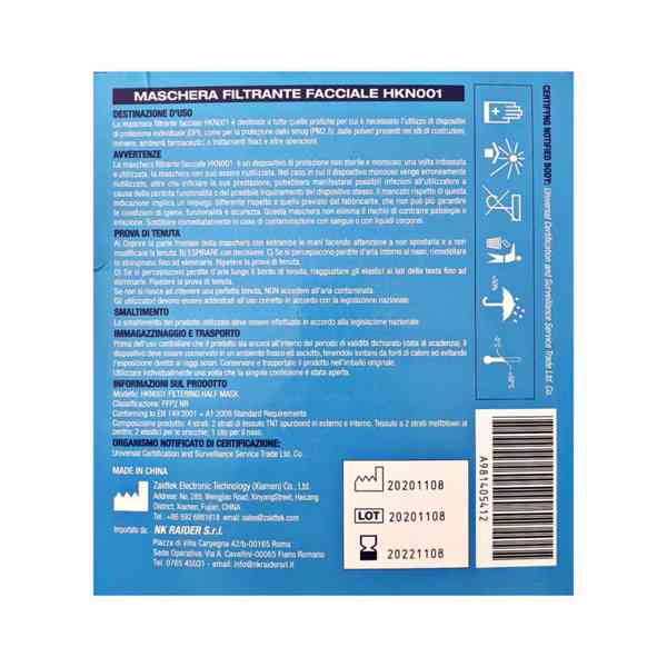 Respirátor FFP2 YAFOX - foto 2