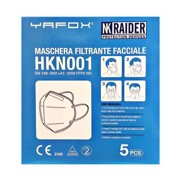 Respirátor FFP2 YAFOX - foto 1