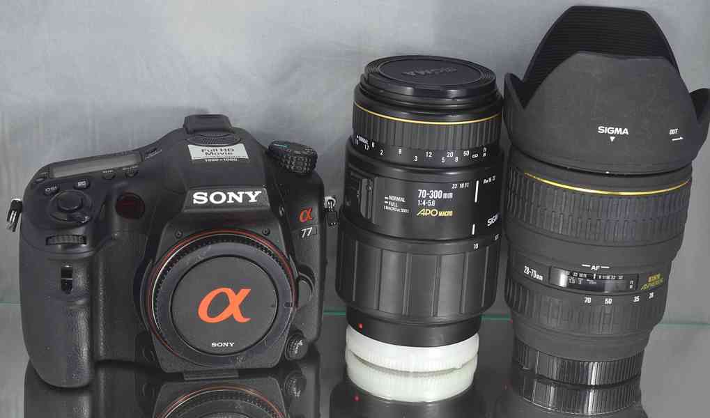 Sony SLT- A77+ 2 objektivy sada   jen 25000 Exp. - foto 4