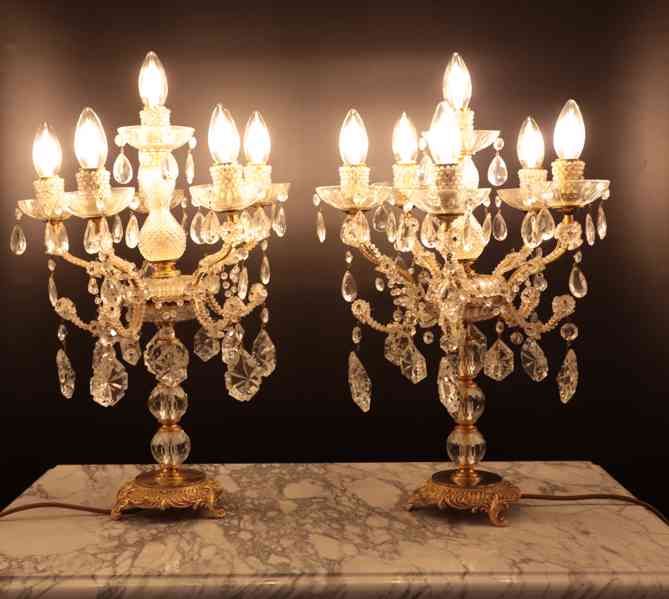 Luxusní italské stolní lampy F.B.A.I - foto 4
