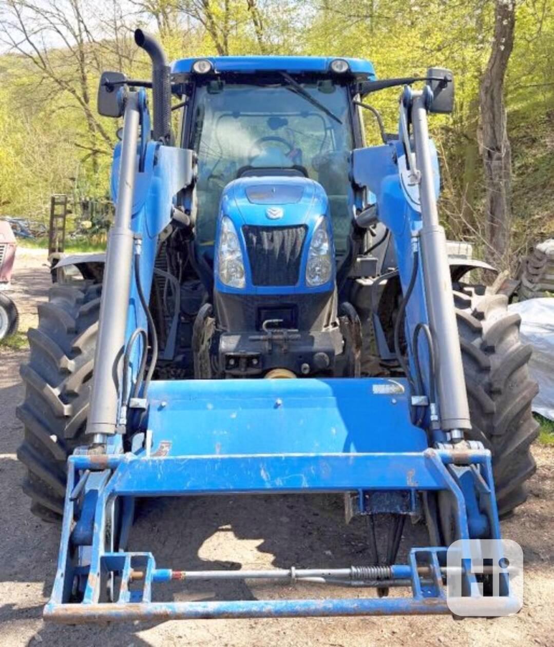 166HP traktor+nakladač NewHolland T6.175 nové pneu - foto 1