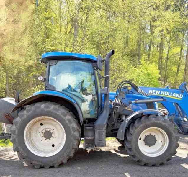 166HP traktor+nakladač NewHolland T6.175 nové pneu - foto 3