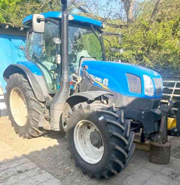 166HP traktor+nakladač NewHolland T6.175 nové pneu - foto 2