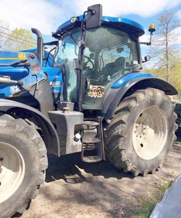 166HP traktor+nakladač NewHolland T6.175 nové pneu - foto 4