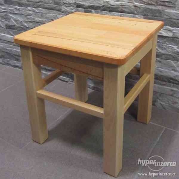 Dětský souprava - stůl + židle JÁDROVÝ BUK MASIV - foto 4