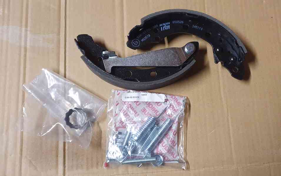 Zadní brzdové čelisti od značky TRW pro bubnové brzdy - foto 3