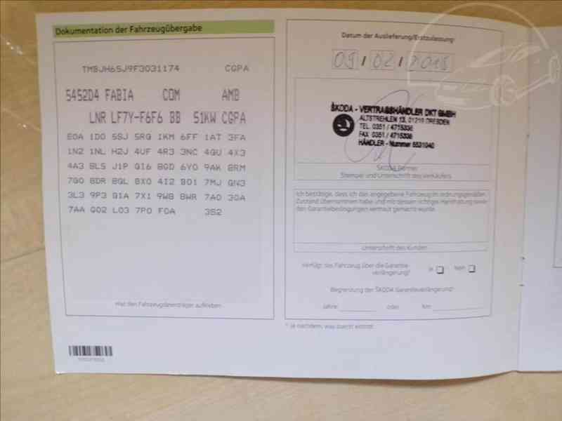 Škoda Fabia 1,2 12V 51KW 1.MAJITEL,DIGI.KLIMA - foto 15