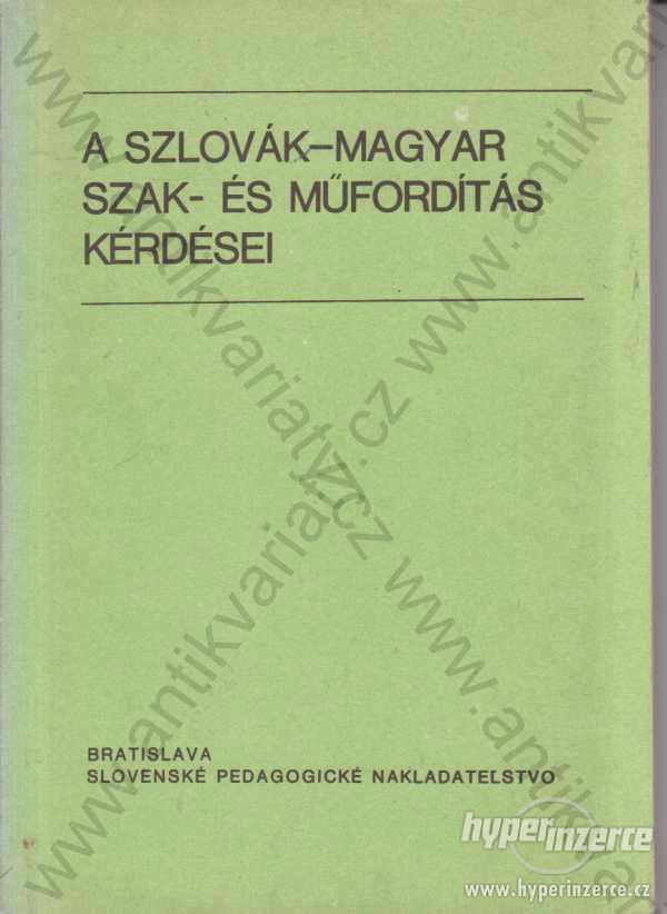 Problémy odborného a umeleckého prekladu  1981 - foto 1