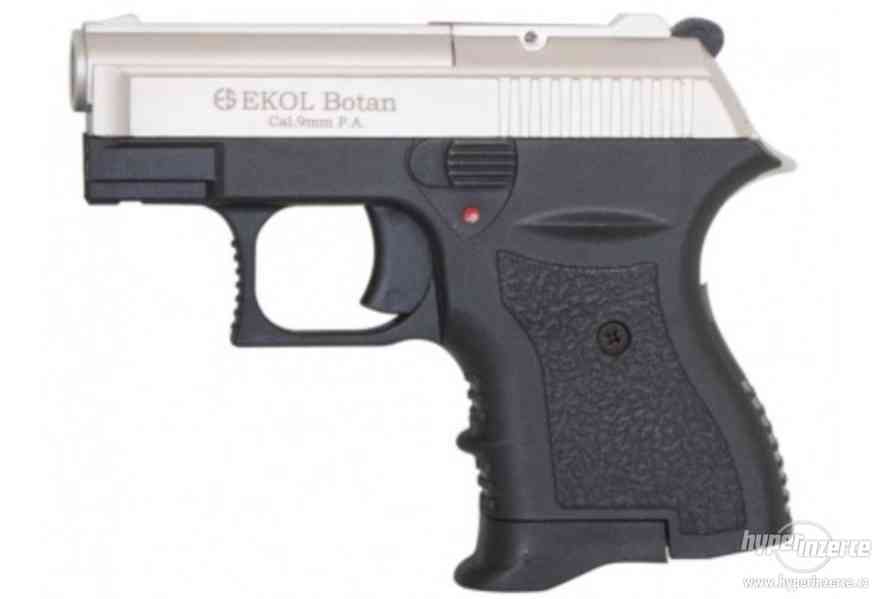 Plynová pistole Ekol Botan satén nikl cal.9mm - foto 1