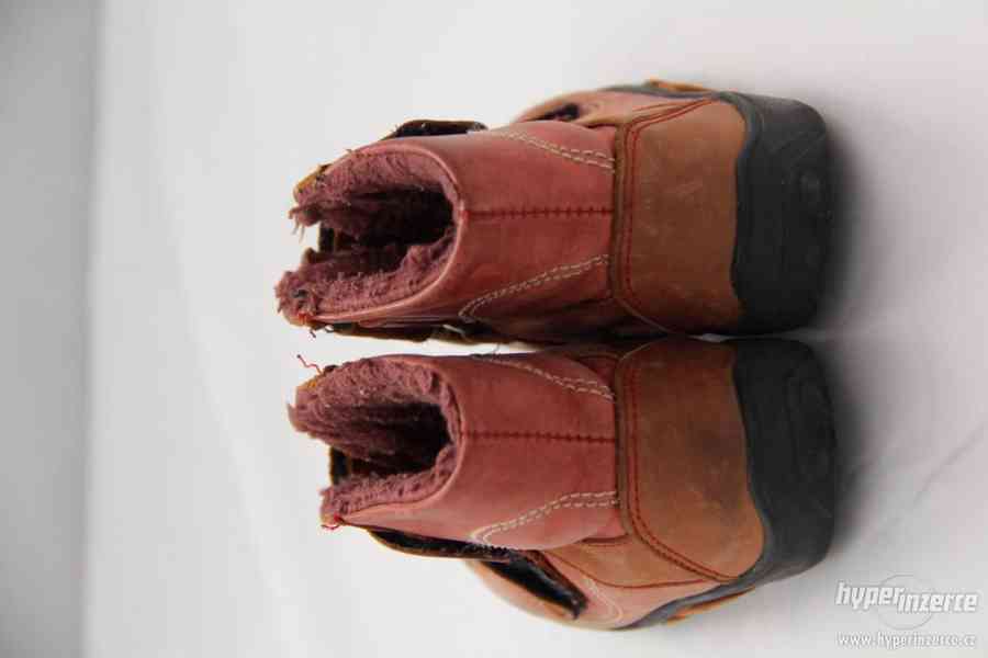 Dětské kotníkové kožené botičky TSM - vel.26 - foto 6