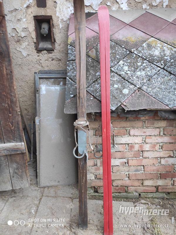 Dřevěné lyže - foto 4