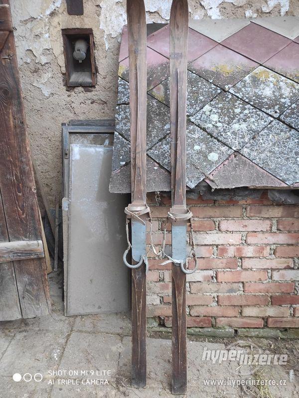 Dřevěné lyže - foto 5