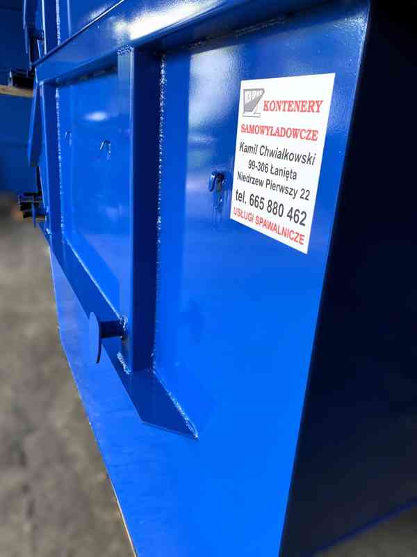 Kontener, koryto 3 m3, wózek ramowy, wózek hakowy, koryto - foto 3