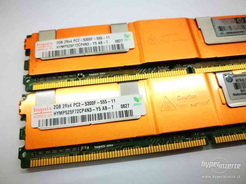 Server Memory 4GB Hynix 2x2GB 2Rx4 PC2 - 5300F - 555 -11 - foto 2