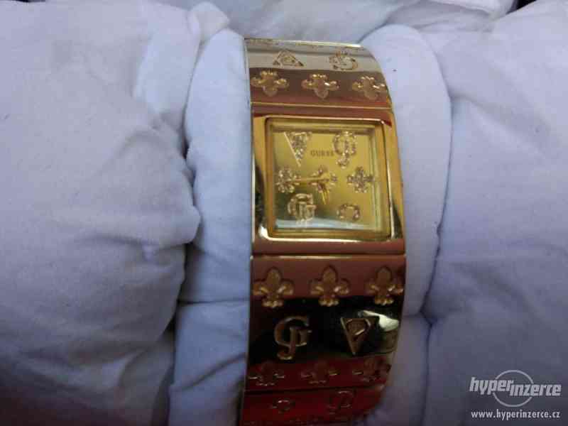 Guess nové damské hodinky originál Pozlacené PC 5700,- - foto 1