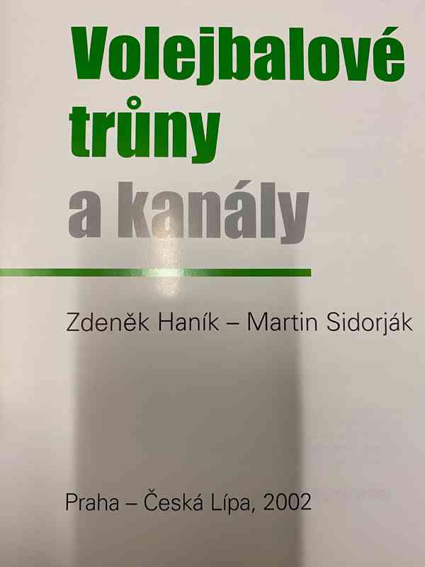 Volejbalové trůny a kanály - Zdeněk Haník a Martin Sidorják - foto 3