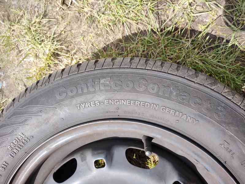 Prodej plechových disků se Letními pneumatikami 165 / 70 R14 - foto 4