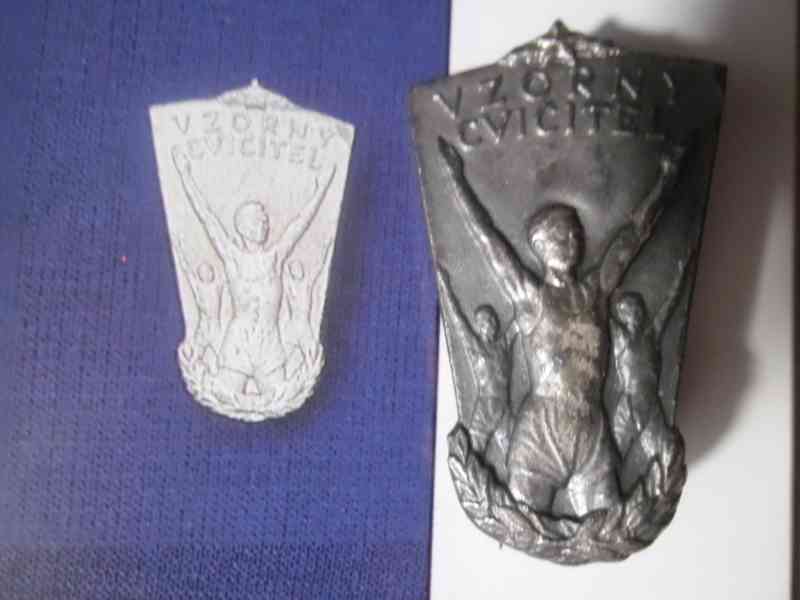 odznak - Vzorný cvičitel - číslovaný originál - foto 4