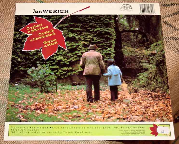 2x LP - JAN WERICH - POHÁDKY (1991, raritní vydání) - foto 7