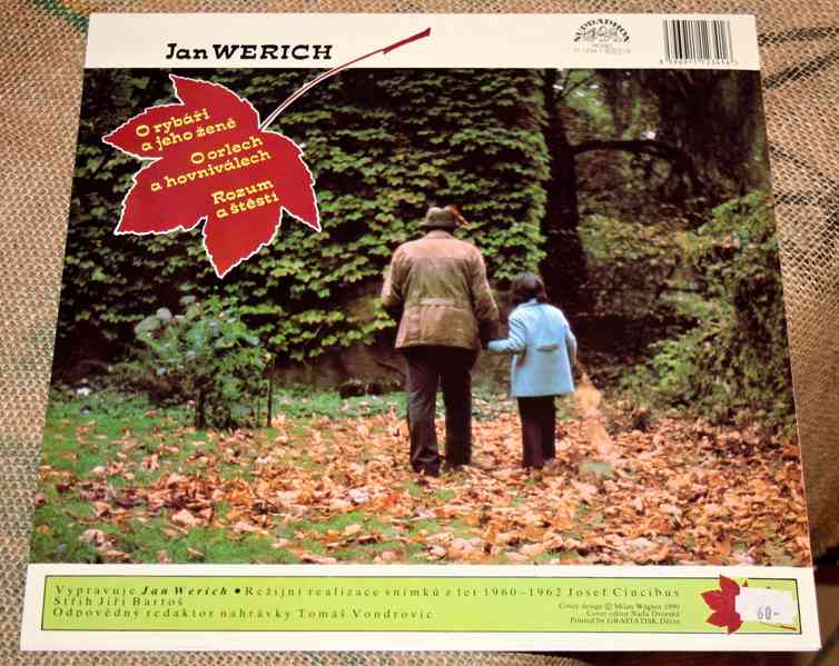 2x LP - JAN WERICH - POHÁDKY (1991, raritní vydání) - foto 3