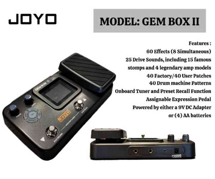 Kytarový efekt Yoyo Gem box 2 - foto 3