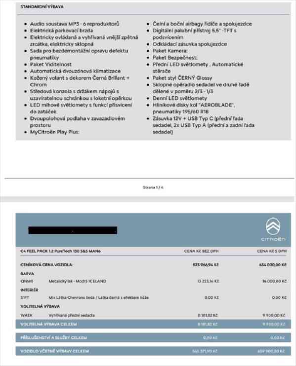Citroën C4 1,2   130 Feel Pack | CZ | Tažné | - foto 2