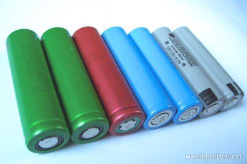 Baterie/ akumulátor Li-Ion typ 18650 3,7 V značkový - foto 1