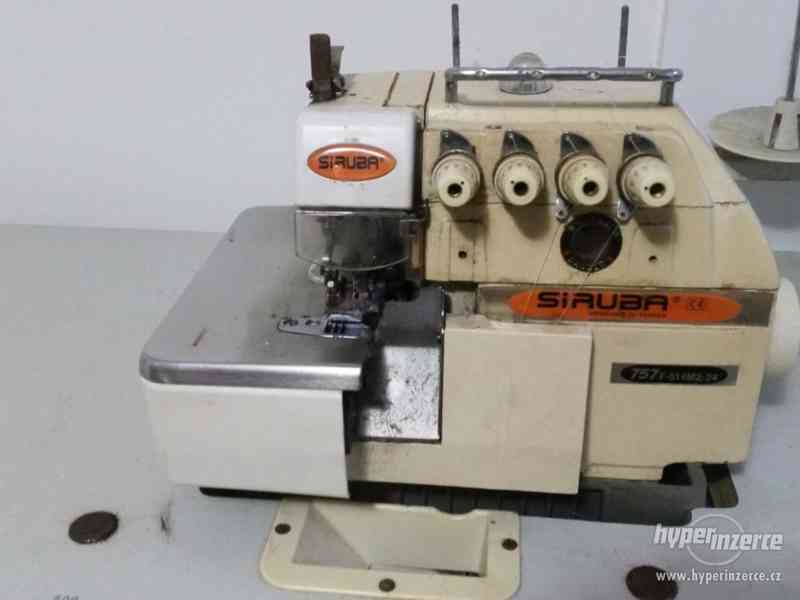 Průmyslový šicí stroj Juki a overlock Siruba - foto 3