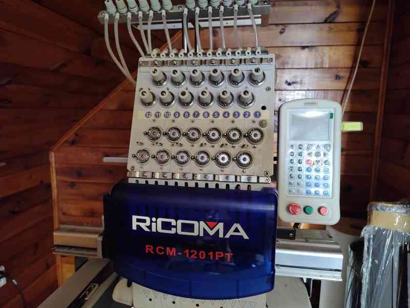 Průmyslový vyšívací stroj RICOMA RCM-1201PT - foto 1