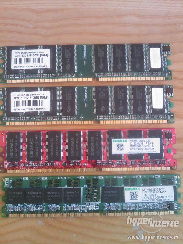 Pamět 256MB DDR333 Kingmax 2x - foto 1