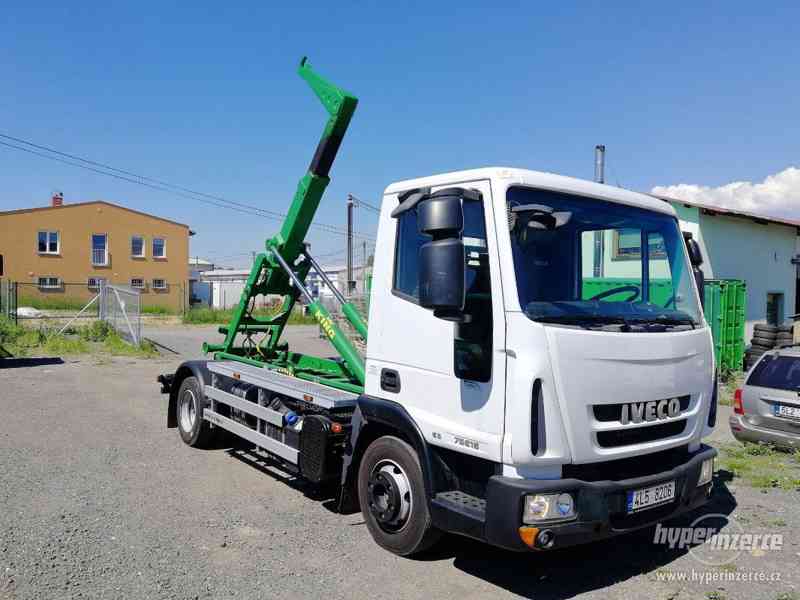 IVECO EUROCARGO 75E14 NOVÝ HÁKOVÝ NOSIČ EURO 5 - foto 1