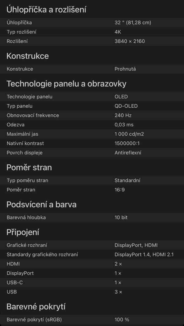 Dell Alienware AW3225QF 32 4K 240Hz - foto 6