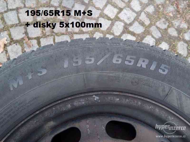 Sada disků + zimní pneu Octavia I Sava Eskimo 195/65R15 - foto 5