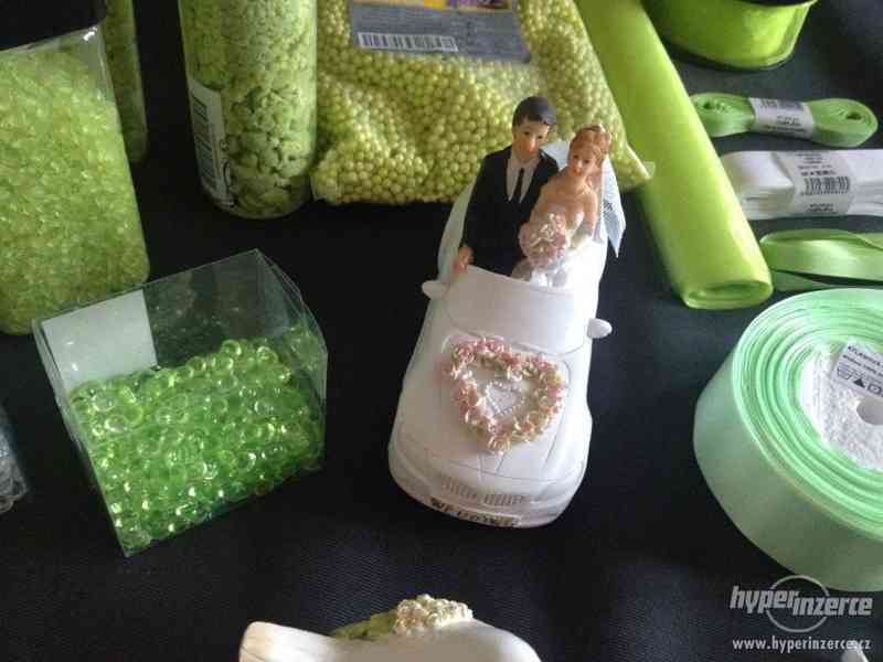 Svatební dekorace - mix zelená svatba - foto 4