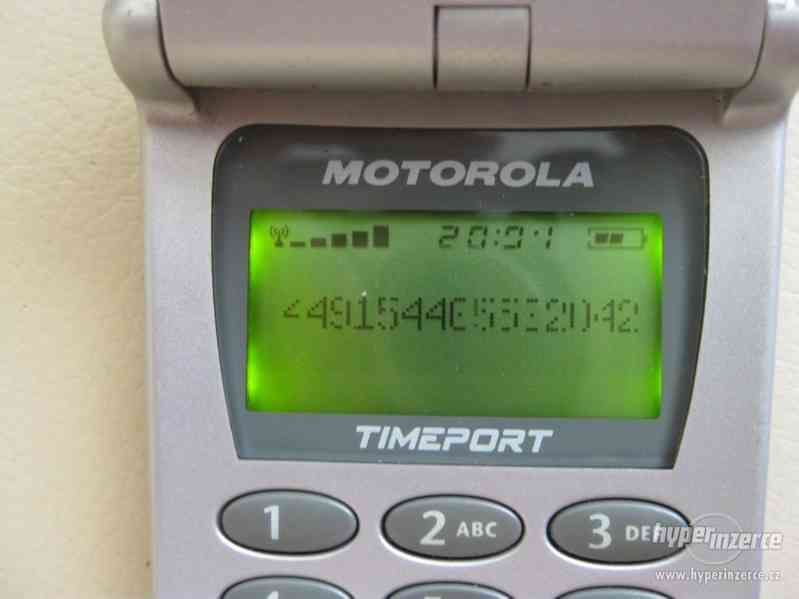 Motorola StarTAC TIMEPORT - funkční historické telefefony - foto 7