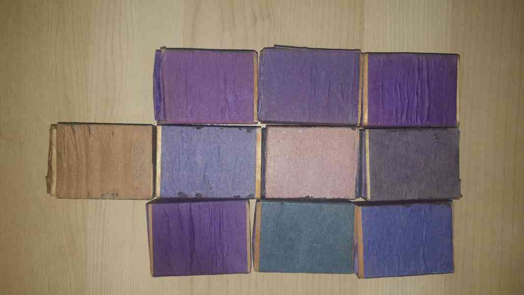 Staré dýhované krabičky. - foto 3