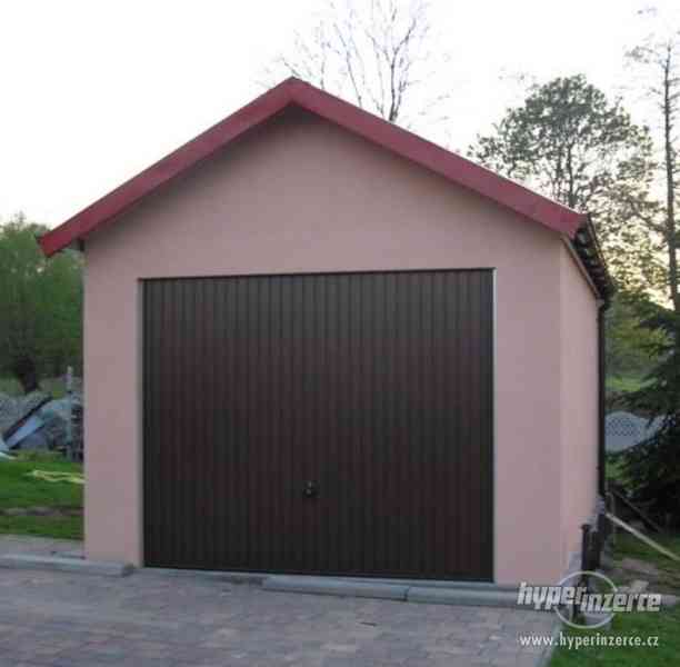 Montovaná garáž - omítka - foto 1