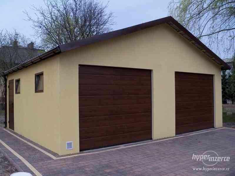 Montovaná garáž - omítka - foto 2