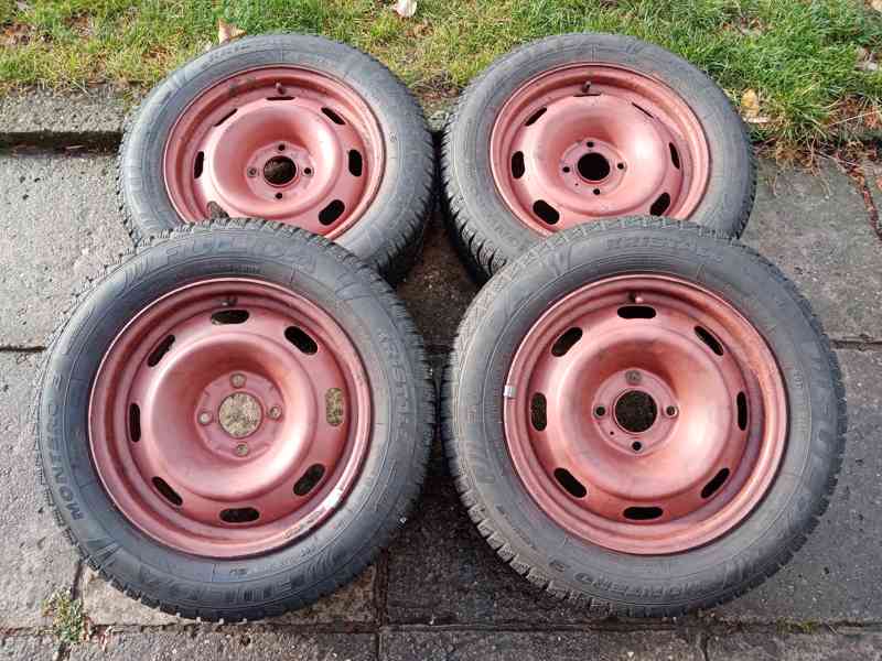 Zimní kola 15ky 4x108 pneu 90% PEUGEOT CITROEN - dobírka - foto 1