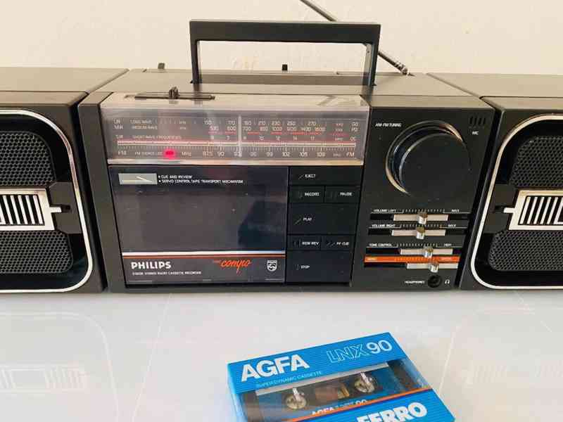 Radiomagnetofon Philips D 8256 Compo, rok 1988 - foto 5