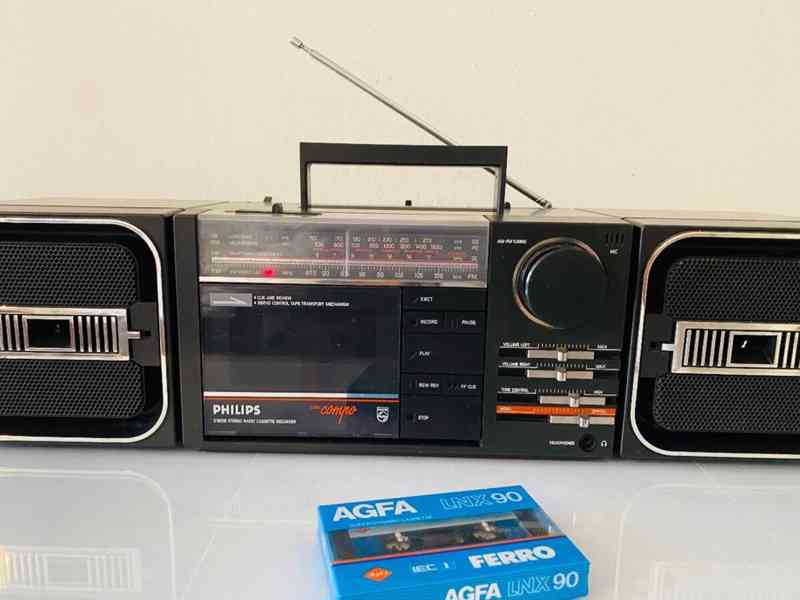 Radiomagnetofon Philips D 8256 Compo, rok 1988 - foto 8