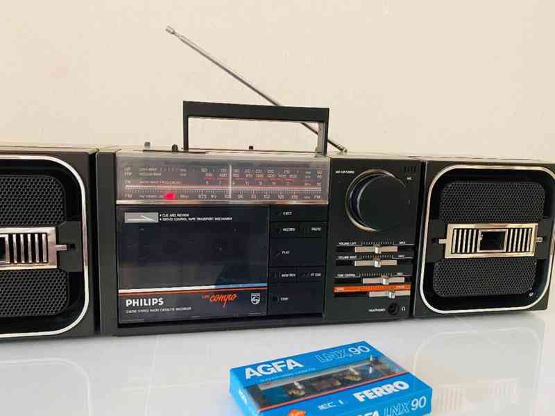 Radiomagnetofon Philips D 8256 Compo, rok 1988 - foto 11
