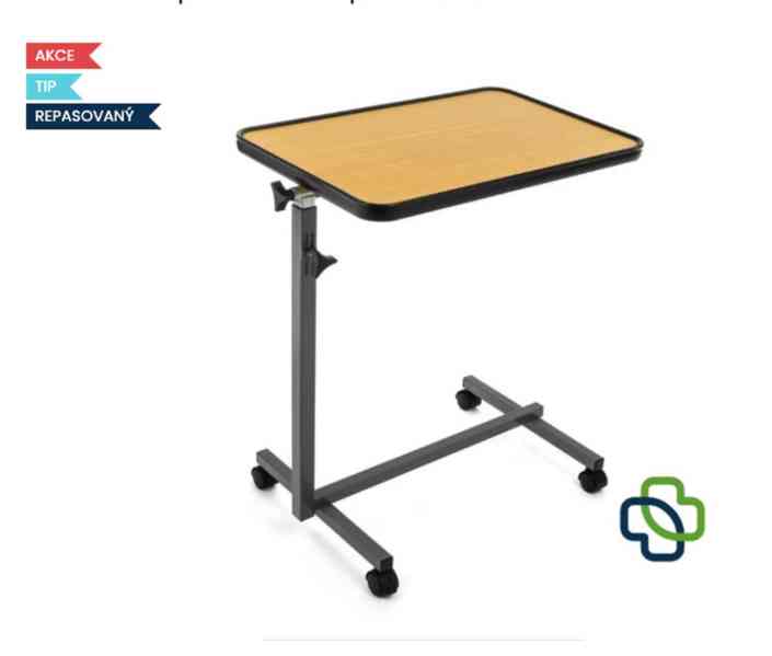 Zdravotní elektrická polohovací postel Völker|matrace|stolek - foto 3