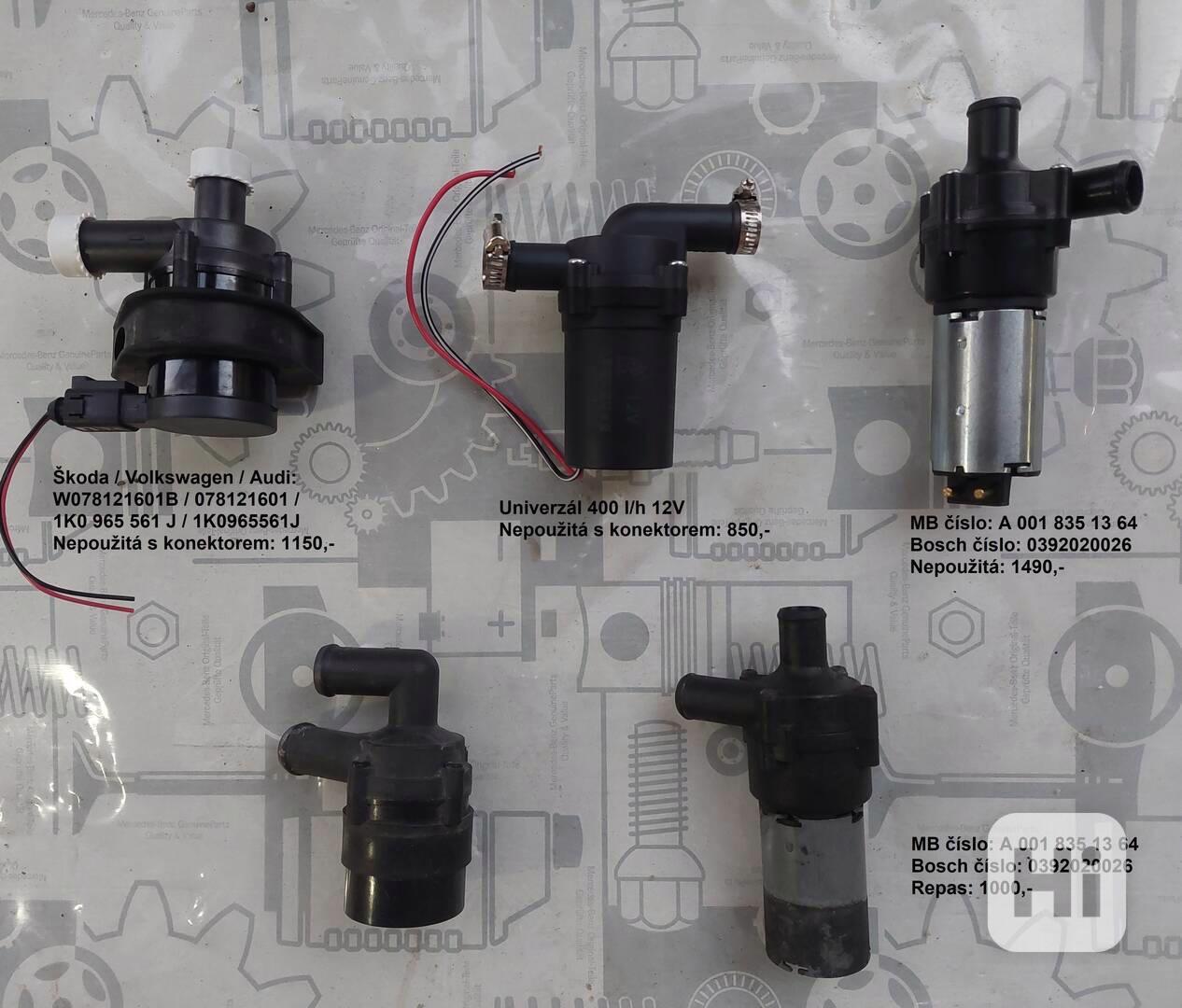 Oběhová čerpadla 12V (Mercedes, SAG, VW, bufíky,.) - foto 1