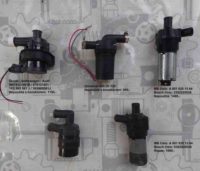 Oběhová čerpadla 12V (Mercedes, SAG, VW, bufíky,.) - foto 1