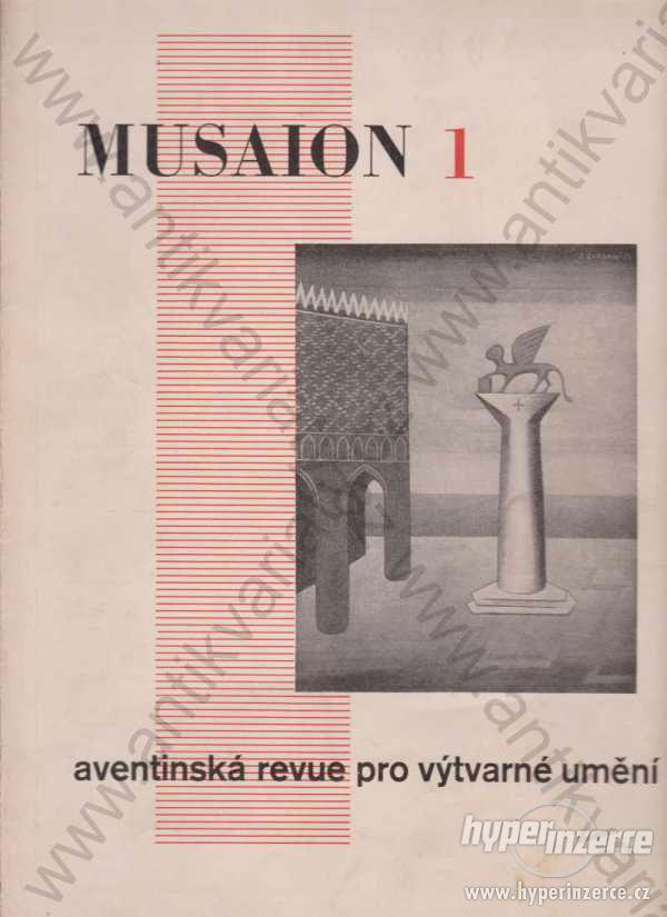 Musaion 1928 - 1930 Aventinum revue výtvarné umění - foto 1
